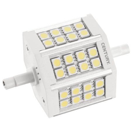 Lampadina LED 5W R7s J78 luce calda 500 lumen Century