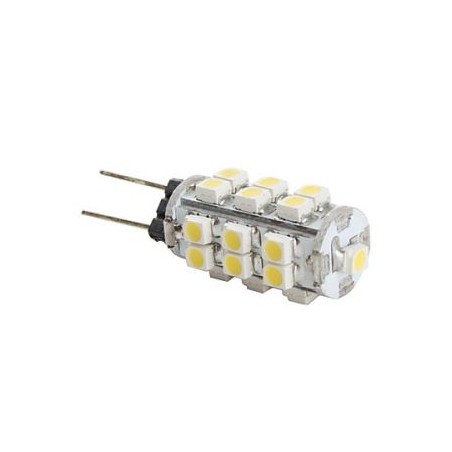 Lampada LED 25 led SMD 2W 100lm 6400k luce fredda attacco G4