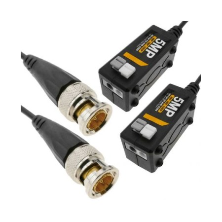 Balun video passivo HD per CVI/TVI/AHD/CVBS a 720p/960p/1080p/3MP/4MP/5MP 400m