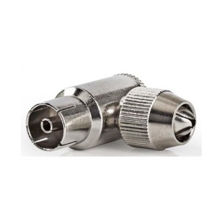 Spina coassiale femmina angolata 75Ohm