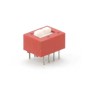 Dip switch 4 vie singolo attuatore 2ON-2OFF