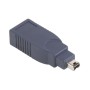 Adattatore Firewire 400 da 4 PIN maschio a 6 PIN femmina