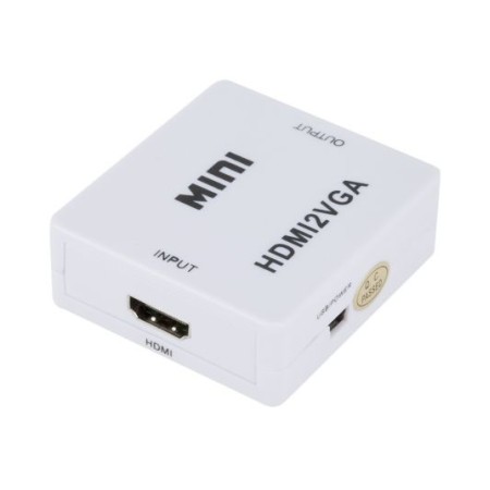 Convertitore video Full HD1080P da HDMI a VGA+Audio