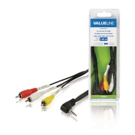 Cavo Component Video Maschio da 3.5mm-3x RCA Maschio 1m