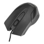 Mouse ottico cablato USB 1000DPI nero Crown Micro