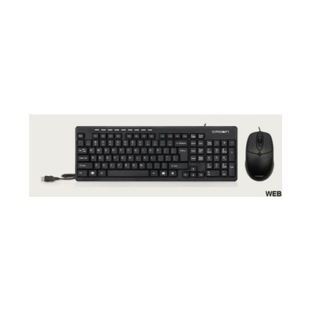 Mouse e tastiera USB layout italiano Crown Micro CMMK-521
