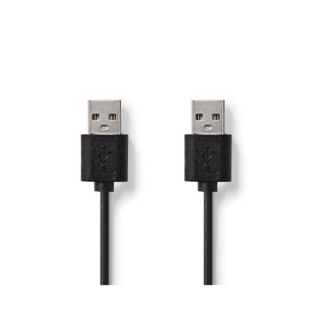 Cavo USB 2.0 A maschio A maschio 2m Nero