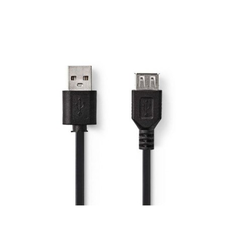 Cavo USB 2.0 A Maschio - USB A Femmina 3m Nero