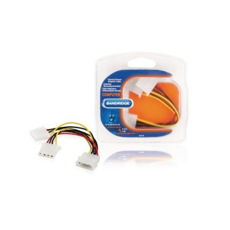Cavo di Alimentazione Interno Molex Maschio - 2x Molex Femmina 0.15 m