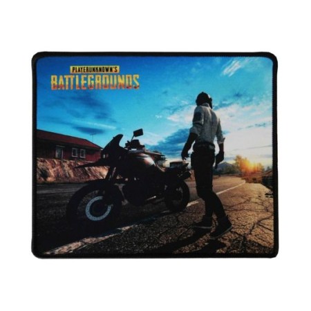 Tappetino Mouse 25x21 cm PlayerUnknown's Battlegrounds Personaggio con motocicletta