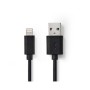 Cavo per ricarica e sincronizzazione USB Lightning 25cm nero