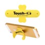 TOUCH-U - Supporto in silicone per smartphone - Giallo