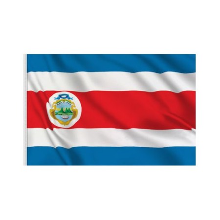 Bandiera di stato e della marina da guerra Costa Rica 300x200cm