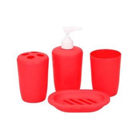 Set da bagno 4 pezzi vari colori