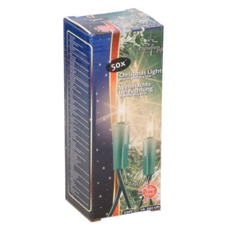 Catena natalizia 50 Luci 542cm 230V da interno bianco caldo Christmas Gifts