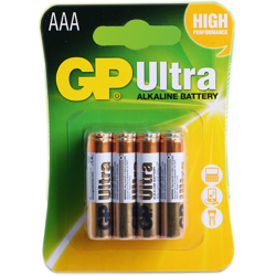 Batterie GP Ultra Alcaline 8 pezzi 1.5V LR03 AAA Batteria