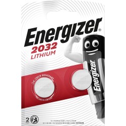 Batteria al litio a bottone CR2032 3V blister da 2 Energizer