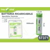 Batteria ricaricabile al litio 1200mAh tensione da carica 4.2V