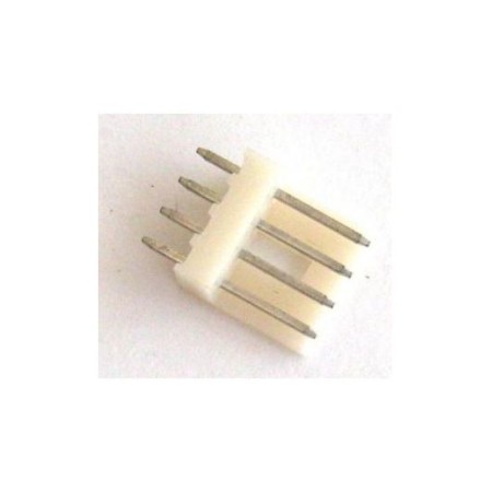 Connettore 4 poli maschio passo 2,54 CS