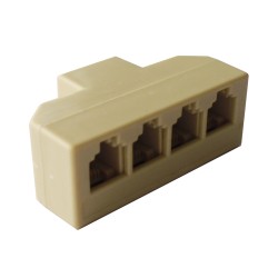 Splitter telefonico RJ11 1IN/4OUT 4 poli