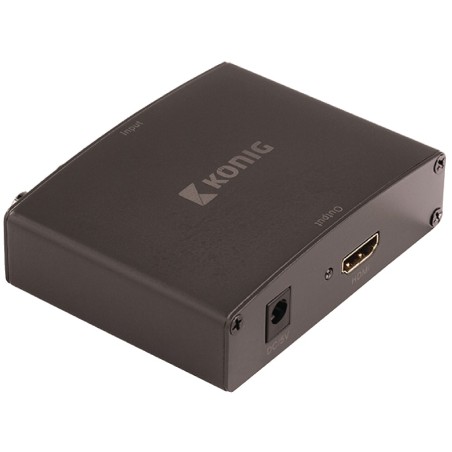 Convertitore video VGA Femmina+2 RCA Femmina - Uscita HDMI Konig