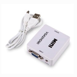 Convertitore da VGA + audio a HDMI 1080p