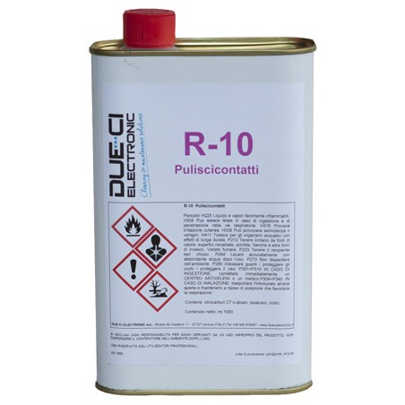 R-10 Puliscicontatti 1000ml Due-Ci