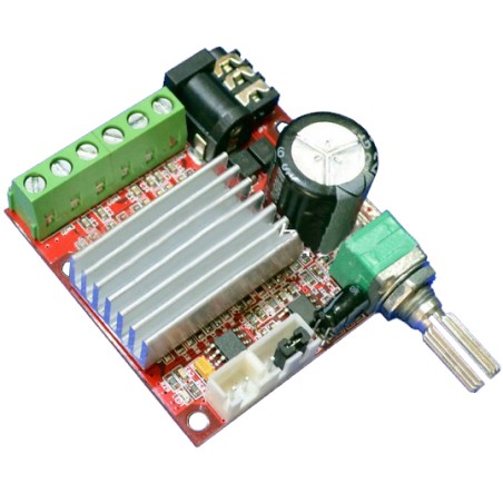 Amplificatore audio 15W+15W - 10-18V DC - PCB BOARD LCDN210