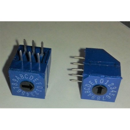 Dip switch rotari encoder 16 posizioni