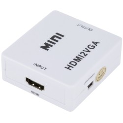 Convertitore video Full HD1080P da HDMI a VGA+Audio