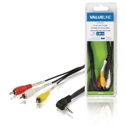 Cavo Component Video Maschio da 3.5mm-3x RCA Maschio 1m