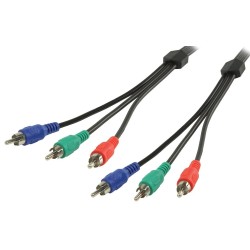 Cavo composito 3x RCA maschio 1m