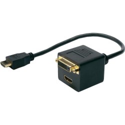 CAVO SDOPPIATORE DA HDMI A DVI-D/HDMI