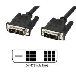 CAVO MONITOR DVI DIGITALE M/M SINGLE LINK 1,8 MT (DVI-D)