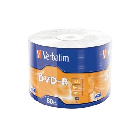 Verbatim - Confezione 50 DVD-R 4.7GB 120min