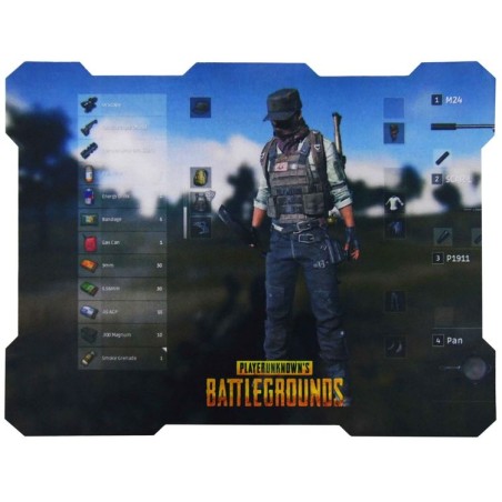 Tappetino Mouse 30x23cm PlayerUnknown's Battlegrounds Inventario