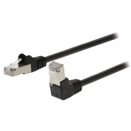 Cavo di reteCAT5e SF/UTP RJ45 (8P8C) Maschio 3m nero