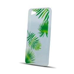 Cover per Huawei P Smart in silicone TPU Slim Design Leaves