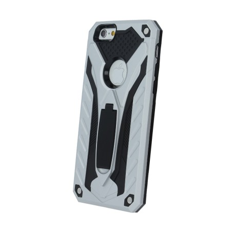 Custodia Stand Defender per iPhone XR argento