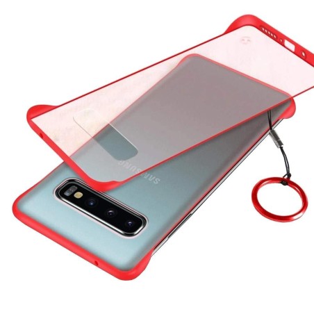 Cover senza bordi Samsung Galaxy S10e rosso