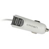 Caricabatterie per auto con due porte USB 3.1A e cavo micro USB Crown Micro