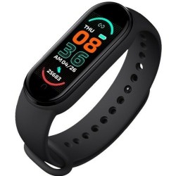 Smartband Bluetooth rilevamento frequenza cardiaca e notifiche M6