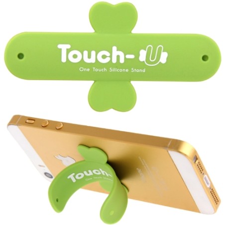 TOUCH-U - Supporto in silicone per smartphone - Verde