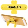 TOUCH-U - Supporto in silicone per smartphone - Giallo