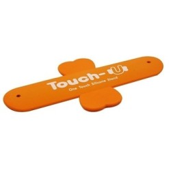 TOUCH-U - Supporto in silicone per smartphone - Arancio