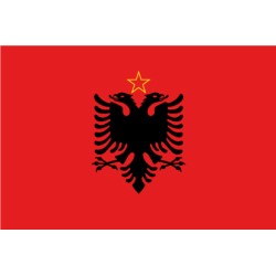 Bandiera di stato Repubblica Popolare Socialista d'Albania 1976-1992