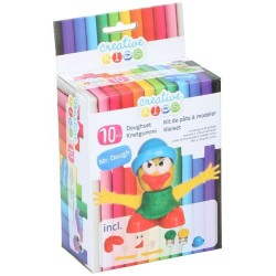 Set plastilina 10 pezzi Creative Kids