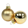 Palline natalizie 3cm lucide/opache color oro confezione da 15 Christmas Gifts