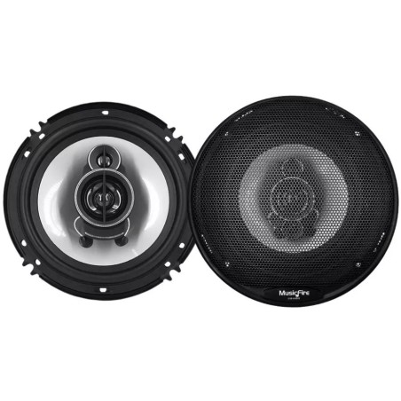 Coppia altoparlanti 3 vie con griglia 6.5" 400W 4 Ohm MF-1643