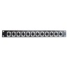 Pannello rack 12 XLR Femmina nero